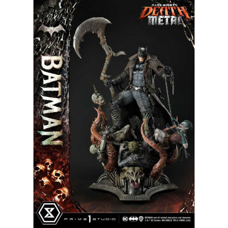 Dark Knights: Metal socha 1/3 Death Metal Batman 105 cm